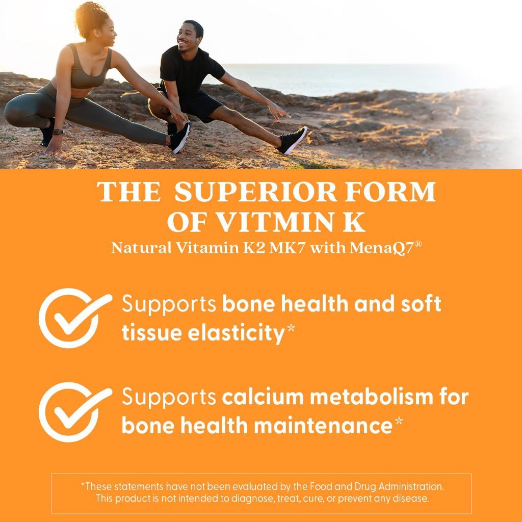 USA Supplements | Doctor's Best, Natural Vitamin K2 MK-7 ( Bone Health Support )