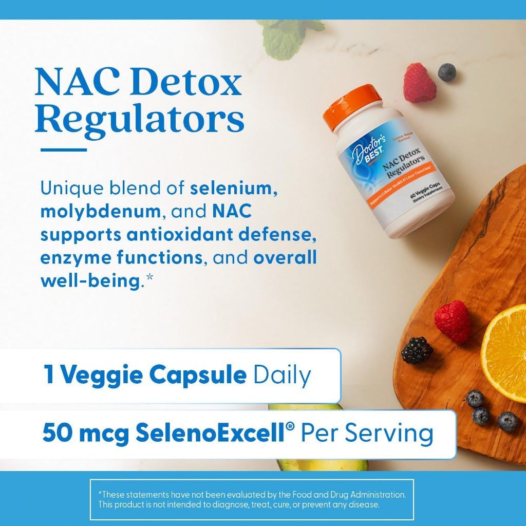 USA Supplements | Doctor's Best, NAC Detox Regulators ( Supports Antioxidant Defense )
