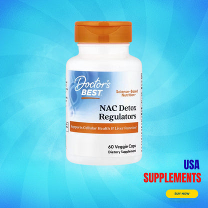USA Supplements | Doctor's Best, NAC Detox Regulators ( Supports Antioxidant Defense )