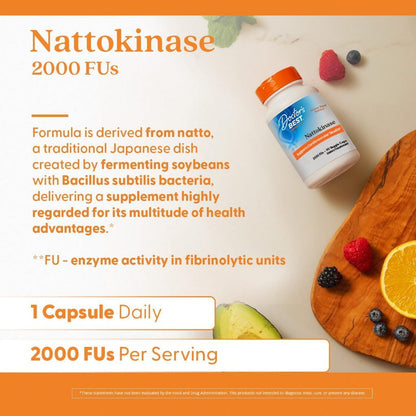USA Supplements | Doctor's Best, Nattokinase ( Cardiovascular & Circulation Support )