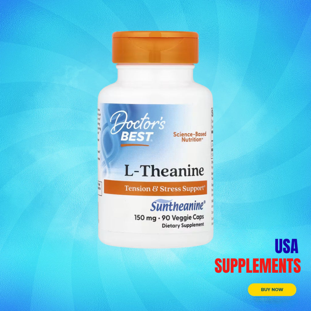 USA Supplements | Doctor's Best, L-Theanine ( Promotes Calm Relaxation )