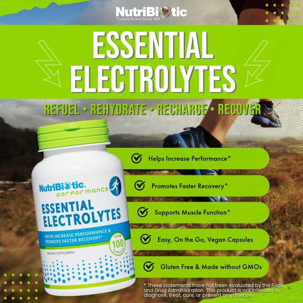 USA Supplements | NutriBiotic, Performance, Essential Electrolytes ( Supports Hydration )
