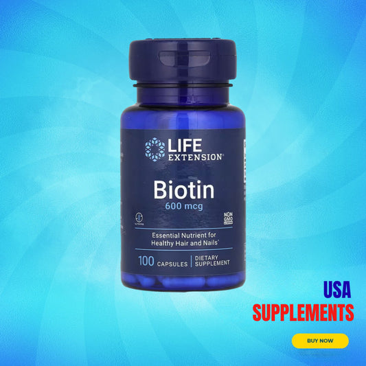 USA Supplements | Life Extension, Biotin ( Essential Nutrient for Healthy Hair and Nails )