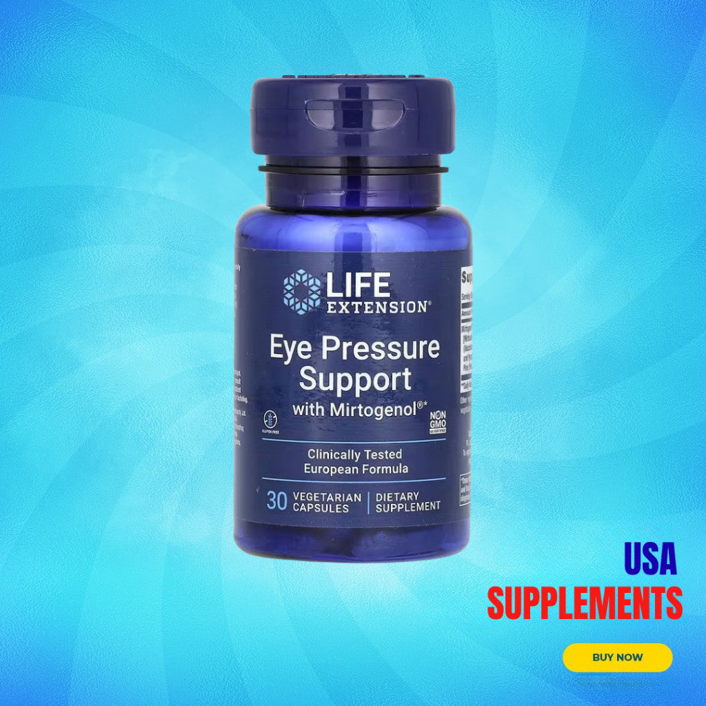 USA Supplements | Life Extension, Eye Pressure Support w/ Mirtogenol Caps ( Supports Healthy Eye )