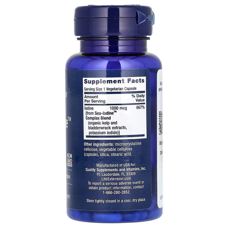 USA Supplements | Life Extension, Sea-Iodine ( Supports Healthy Thyroid Function )