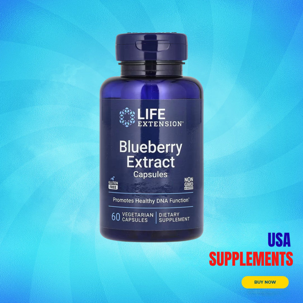 USA Supplements | Life Extension, Blueberry Extract Capsules ( Antioxidant Support )