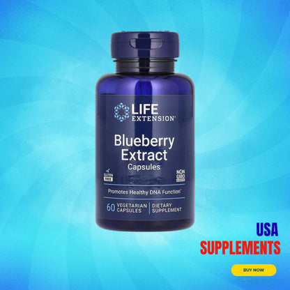 USA Supplements | Life Extension, Blueberry Extract Capsules ( Antioxidant Support )