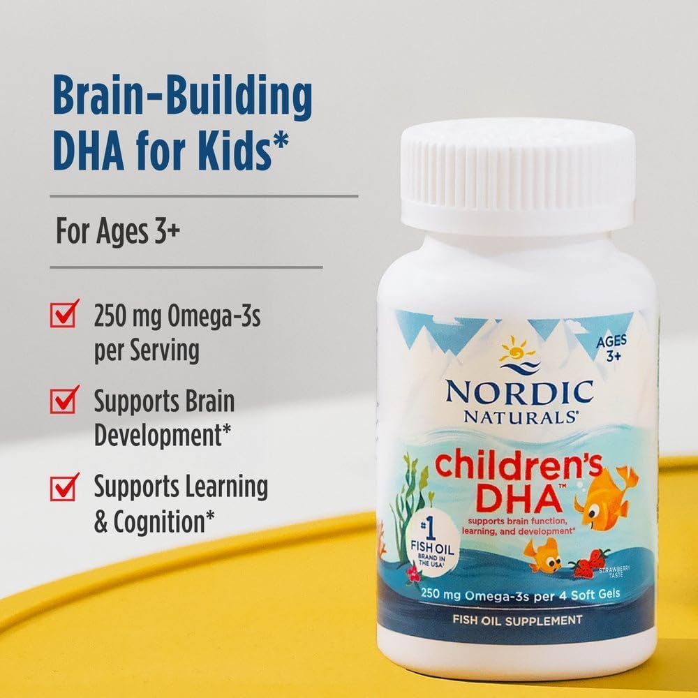 USA Supplements | Nordic Naturals, Children's DHA, Strawberry ( Supports Brain Development )