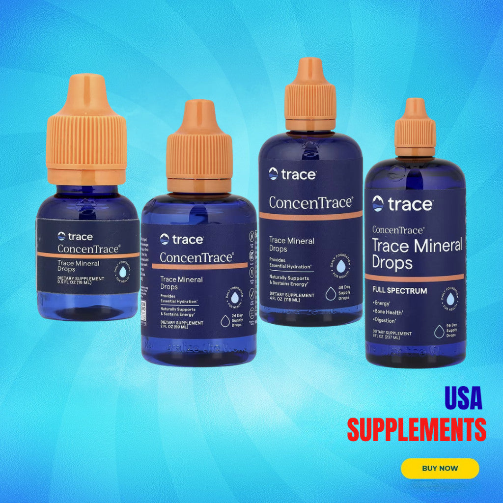 USA Supplements | Trace, ConcenTrace®, Trace Mineral Drops ( MInerals Supplements )