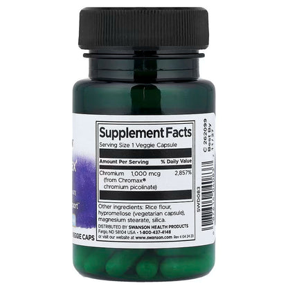 USA Supplements | Swanson, Chromax® 1000 ( Blood Sugar Support )