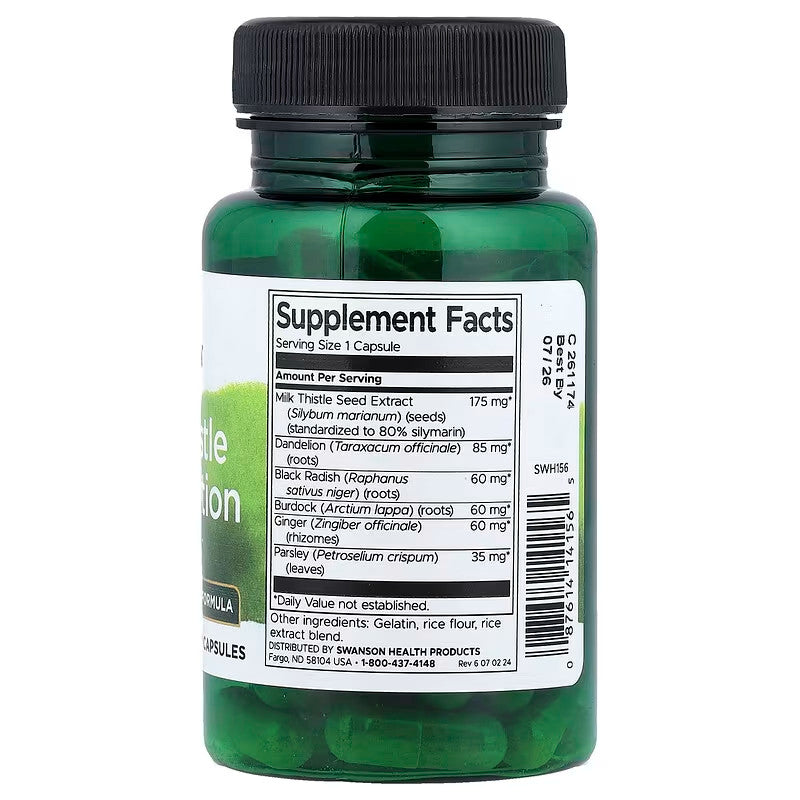 USA Supplements | Swanson, Milk Thistle Combination ( Liver Support & Detox )