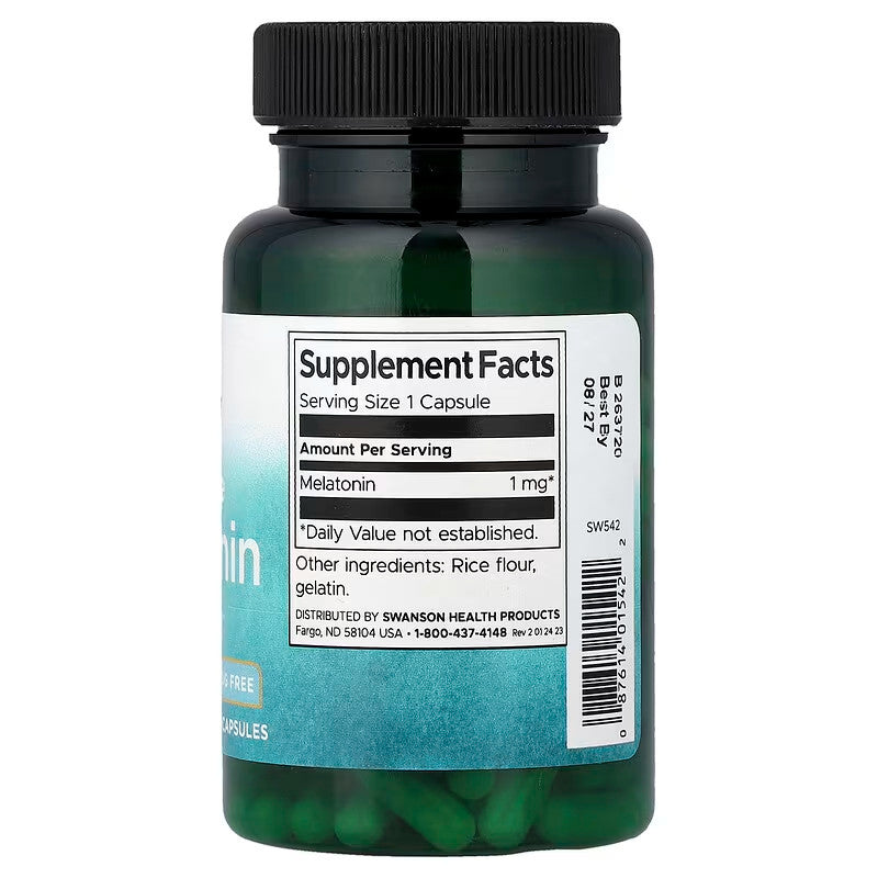 USA Supplements | Swanson Melatonin ( Sleep Support & Calm Relaxation Before Bed )