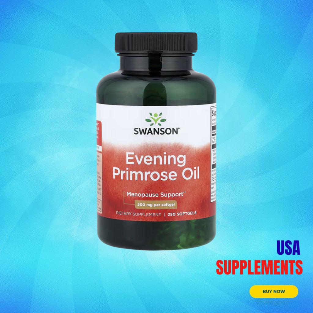 USA Supplements | Swanson, Evening Primrose Oil, 500 mg ( Menopause Support )