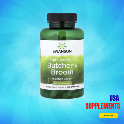 USA Supplements | Swanson, Full Spectrum® Butcher's Broom ( Circulation Support )