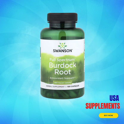 USA Supplements | Swanson, Full Spectrum® Burdock Root ( Antioxidant Support )
