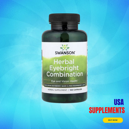 USA Supplements | Swanson, Herbal Eyebright Combination Capsules ( Eye and Vision Health )