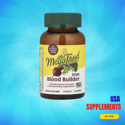 USA Supplements | MegaFood, Iron Blood Builder ( Supports Healthy Blood )