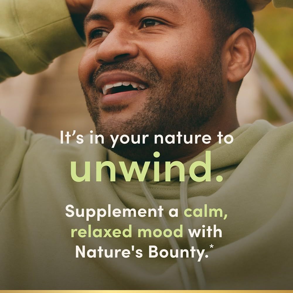 USA Supplements | Nature's Bounty, Anxiety & Stress Relief, 50 Tablets ( Stress & Anxiety Support )