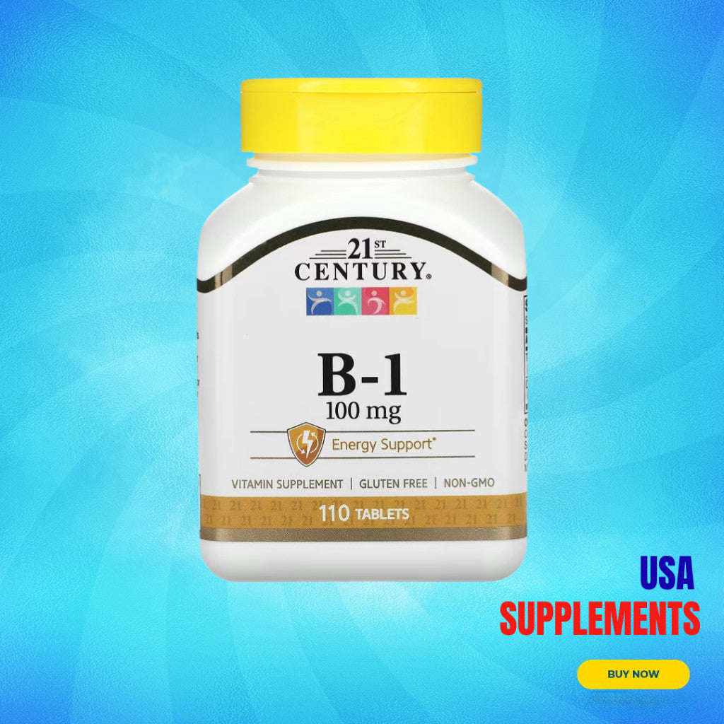 USA Supplements | 21st Century, B-1 ( Energy Support & Aids Muscle Function )