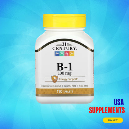 USA Supplements | 21st Century, B-1 ( Energy Support & Aids Muscle Function )