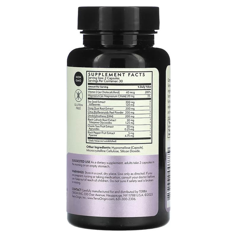 USA Supplements | Terra Origin, Healthy Estrogen & Menopause ( Supports Healthy Female Cycle )