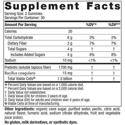 LittleSunshine | Nordic Naturals, Kids Probiotic Gummies, Great Berry, Supports Digestive Wellness