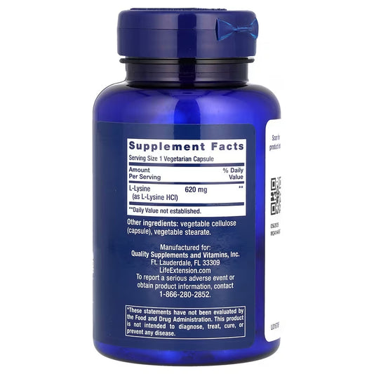 Life Extension, L-Lysine ( Supports Healthy Nitrogen Balance & Promotes Healthy Calcium Metabolism )
