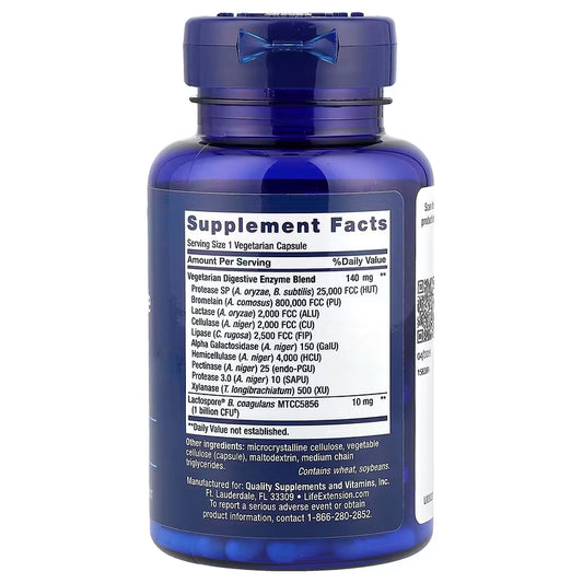 Life Extension, Enhanced Super Digestive Enzymes and Probiotics ( Digestive Health Support )