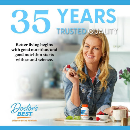 USA Supplements | Doctor's Best, High Absorption Zinc Bisglycinate ( Immune System Support )