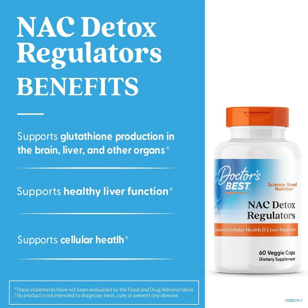 USA Supplements | Doctor's Best, NAC Detox Regulators ( Supports Antioxidant Defense )