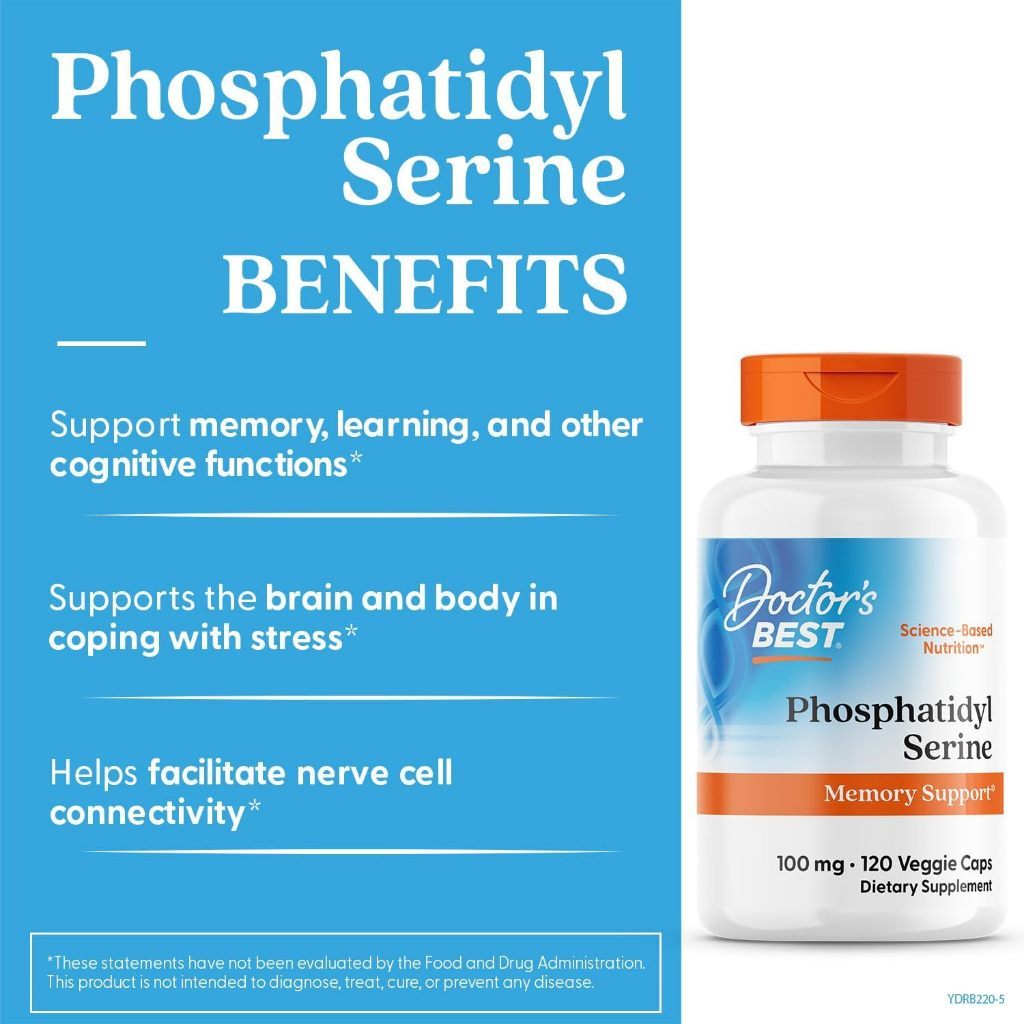 USA Supplements | Doctor's Best, Phosphatidyl Serine ( Cognitive Function Support )