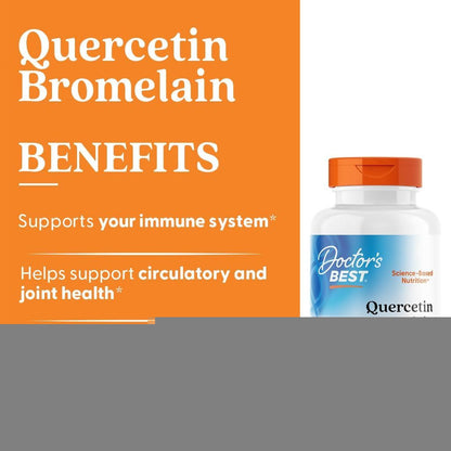 USA Supplements | Doctor's Best, Quercetin Bromelain ( Immune System Support )