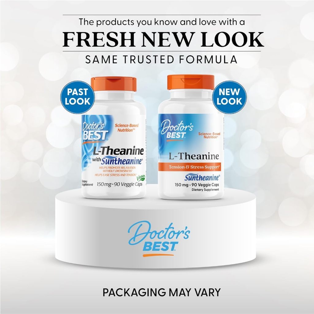 USA Supplements | Doctor's Best, L-Theanine ( Promotes Calm Relaxation )