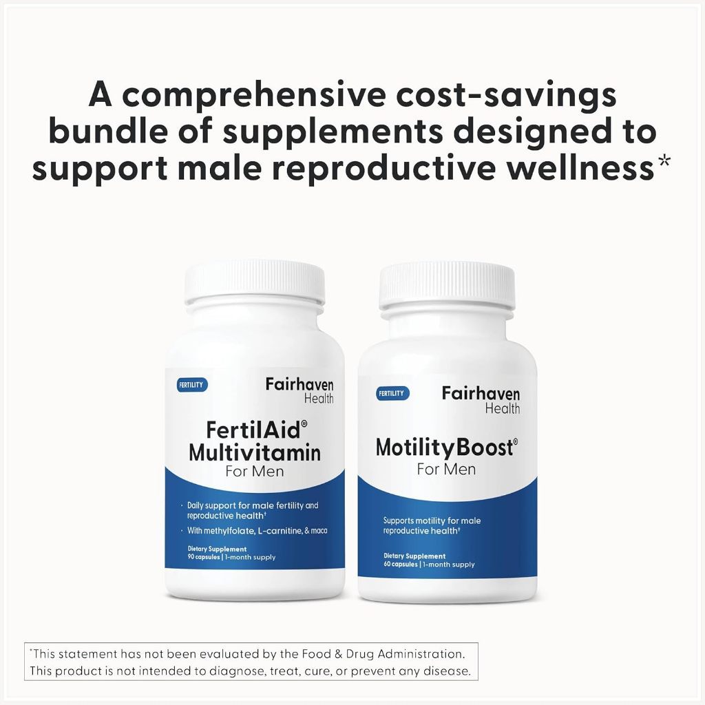 USA Supplements | Fairhaven Health, MotilityBoost, CountBoost & FertilAid ( Men's Health )