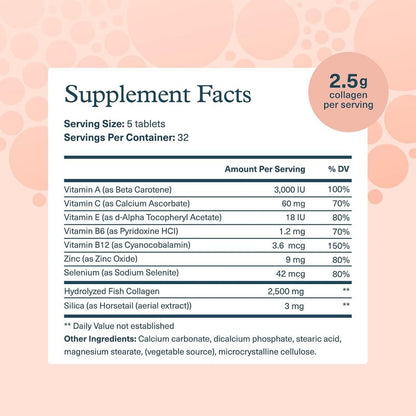 USA Supplements | Youtheory, Marine Collagen, 160 Tablets ( Skin Support & Joint Health )