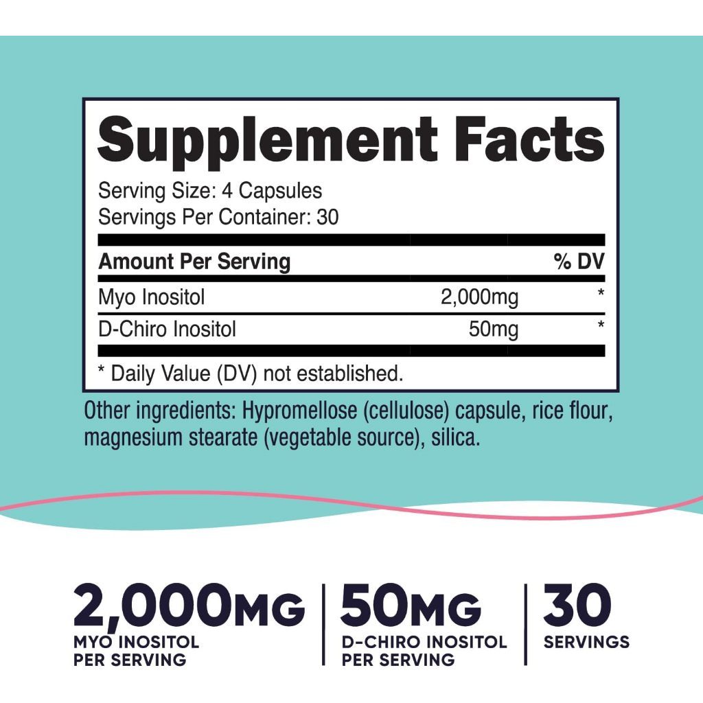 USA Supplements | Nutricost, Women, Myo & D-Chiro Inositol ( Hormonal Balance )