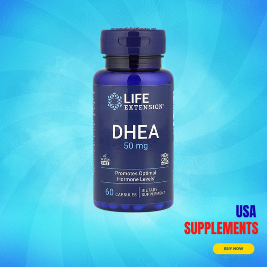 USA Supplements | Life Extension, DHEA, 50 mg, 60 Capsules ( Supports Healthy Hormone Levels )