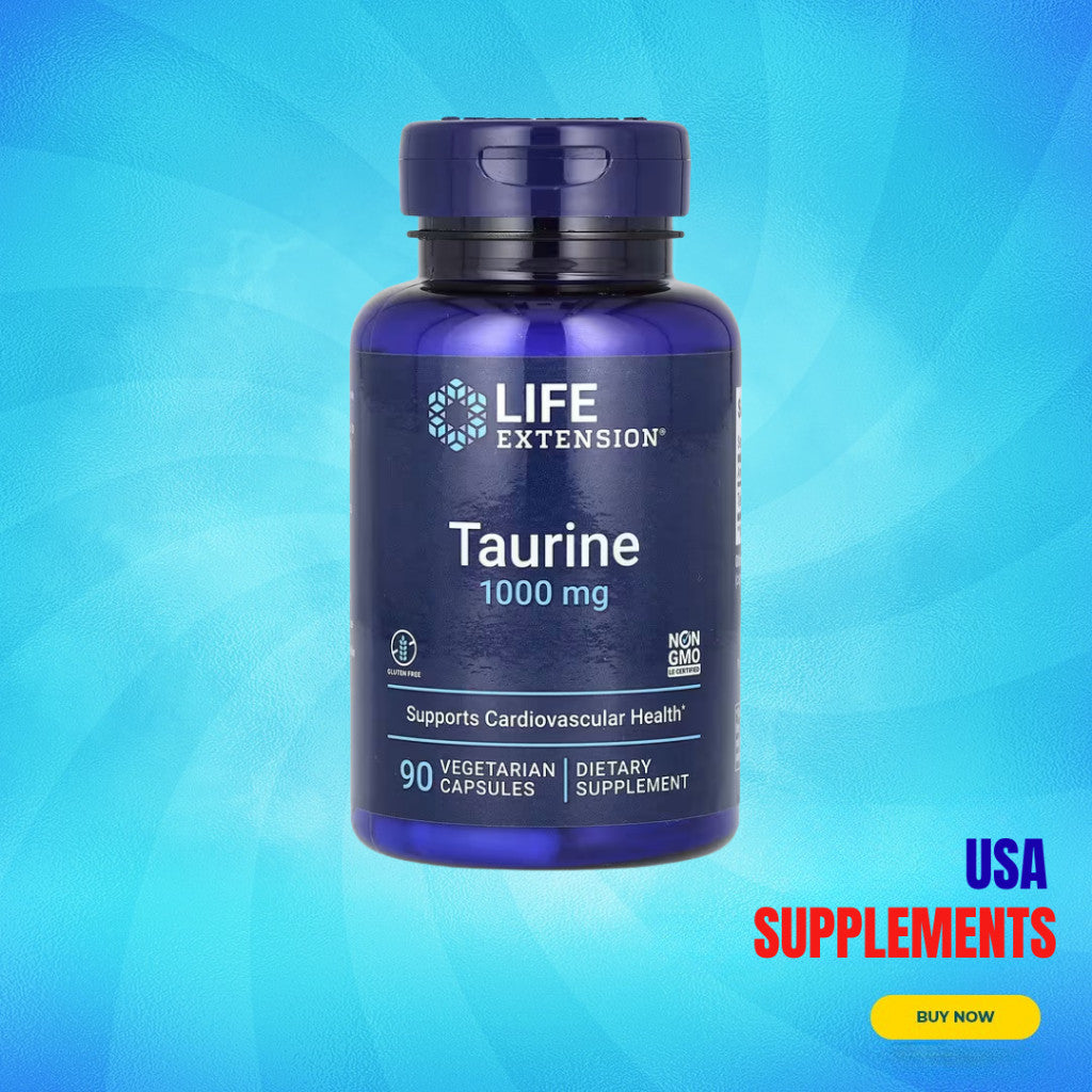USA Supplements | Life Extension, Taurine, 1,000 mg ( Heart & Cardiovascular Support )
