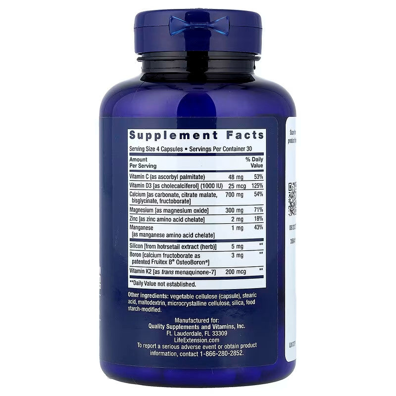 USA Supplements | Life Extension, Bone Restore, Calcium Supplement with Vitamin K2 ( Bone Strength )