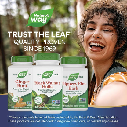 USA Supplements | Nature's Way, Black Walnut Hulls ( Digestive Health Support )