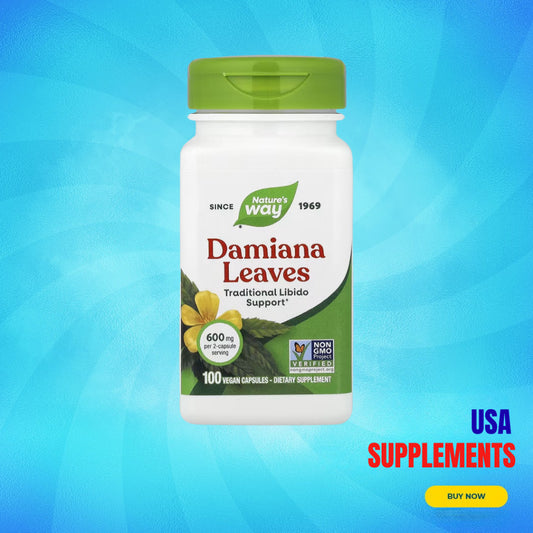 USA Supplements | Nature's Way, Damiana Leaves ( Mood and Relaxation Support )