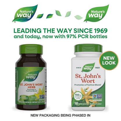 USA Supplements | Nature's Way, St. John's Wort, 100 Vegan Capsules ( Mood Support )