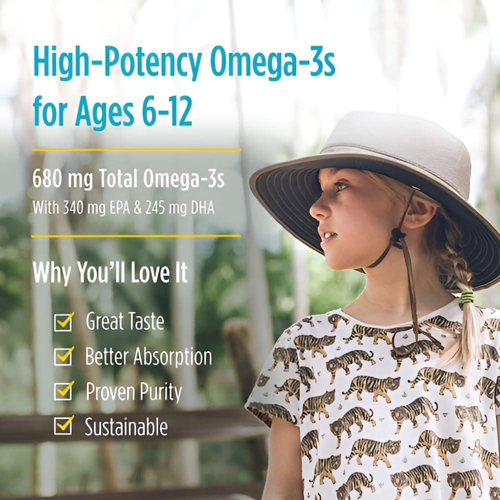 USA Supplements | Nordic Naturals, Ultimate Omega® Junior ( Supports Brain Development )