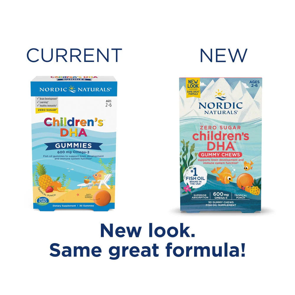 USA Supplements | Nordic Naturals, Children's DHA™ Gummy Chews ( Supports Brain Development )