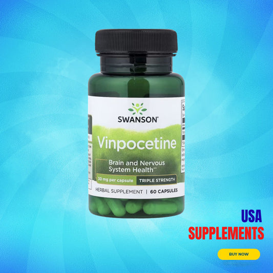 USA Supplements | Swanson, Vinpocetine, 30 mg, 60 Capsules ( Cognitive Support )