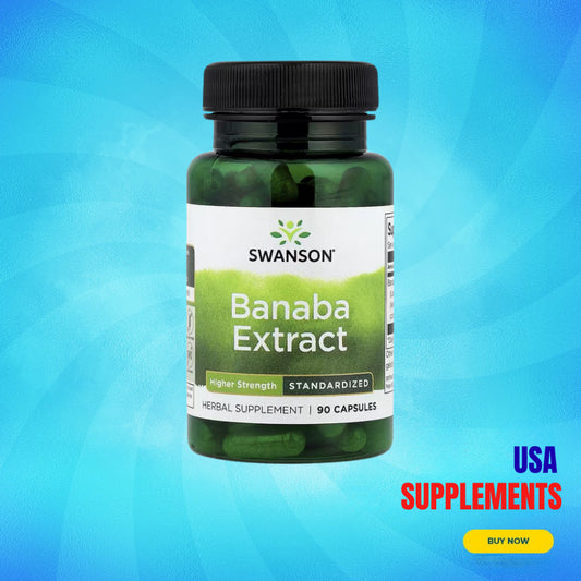 USA Supplements | Swanson, Banaba Extract, 90 Capsules ( Blood Sugar Support )