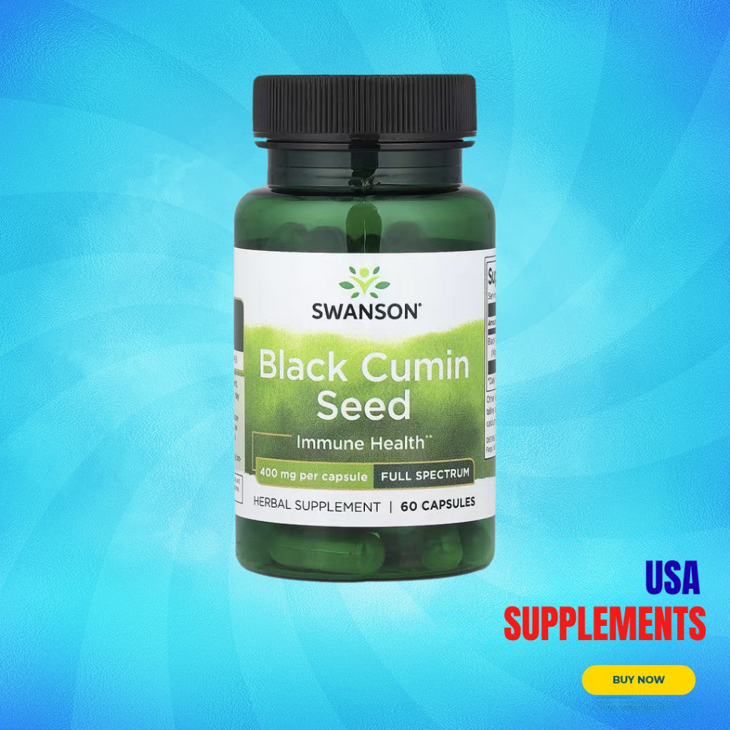 USA Supplements | Swanson, Black Cumin Seed, Full Spectrum ( Immune System Support )