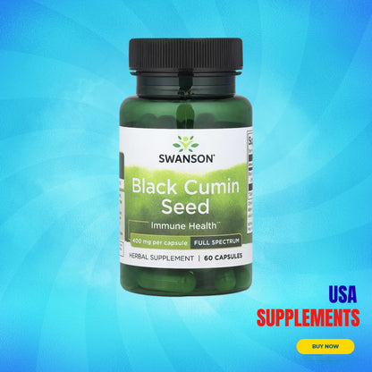 USA Supplements | Swanson, Black Cumin Seed, Full Spectrum ( Immune System Support )