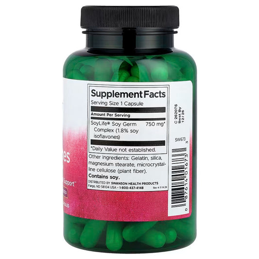 USA Supplements | Swanson, Soy Isoflavones ( Hormonal and Menopause Support )