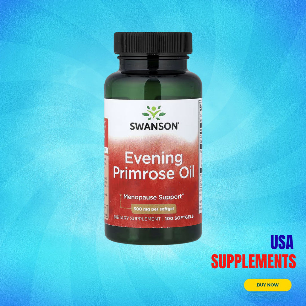 USA Supplements | Swanson, Evening Primrose Oil, 500 mg ( Menopause Support )